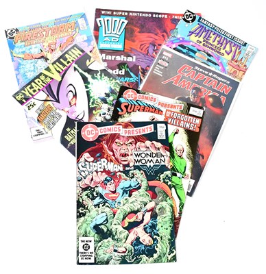 Lot 621 - A collection of DC, Marvel and other comics,...
