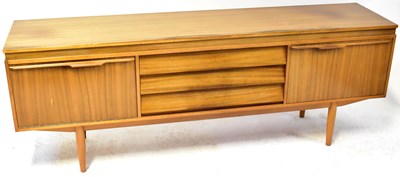 Lot 6 - GLASSOM; a mid-20th century teak dining suite...
