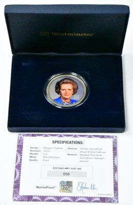 Lot 735 - WESTMINSTER MINT; a silver proof commemorative...
