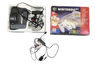 Lot 497 - NINTENDO; a boxed vintage Super Mario 64 games...