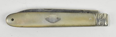 Lot 1292 - A 19th century hallmarked silver mother of...