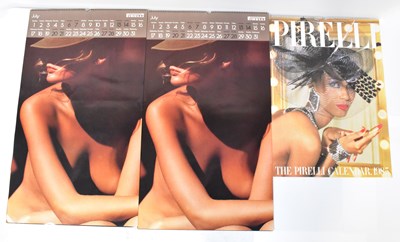 Lot 237 - Nine Pirelli pin-up calendars dating from the...