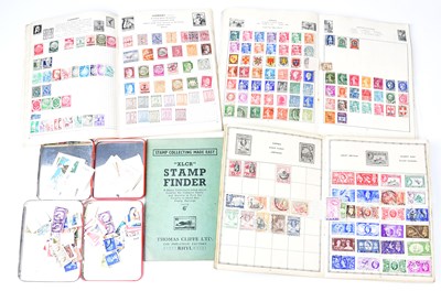 Lot 673 - A small collection of UK and worldwide stamps...