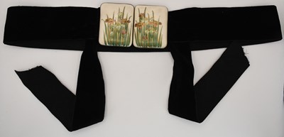 Lot 1017 - An early 20th century Japanese silver mounted...