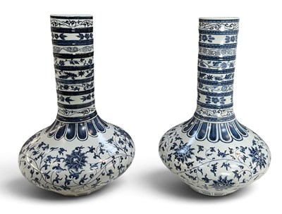 Lot 1018 - A pair of modern decorative Chinese Ming...