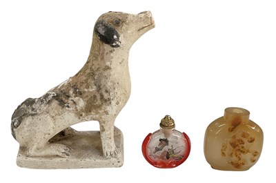 Lot 1048 - A Chinese Tang dynasty style terracotta figure...