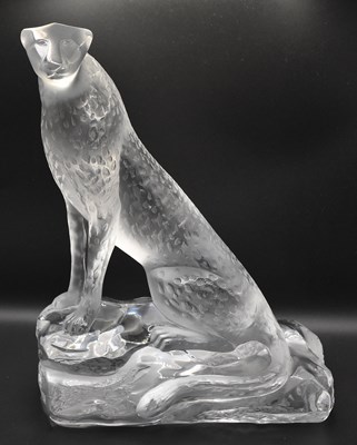 Lot 811 - LALIQUE, FRANCE; a French frosted crystal...