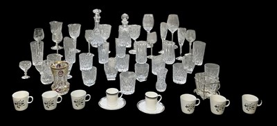Lot 818 - A large quantity of cut crystal glass and...