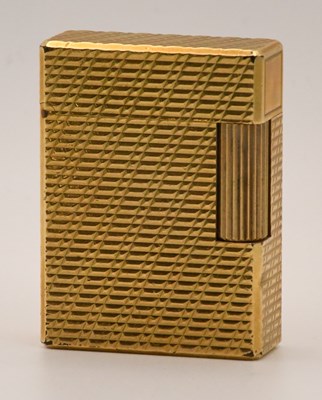 Lot 456 - S J DUPONT; a vintage French gold plated...