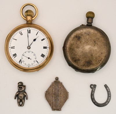 Lot 1844 - An early 20th century gold plated open face...