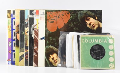 Lot 439 - THE BEATLES; nine albums comprising A Hard Day'...