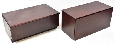 Lot 3 - TAPLEY; a mid-20th century stained teak...