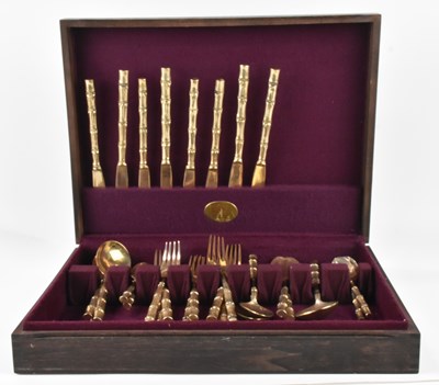Lot 1092 - A modern cased part setting canteen of Thai...
