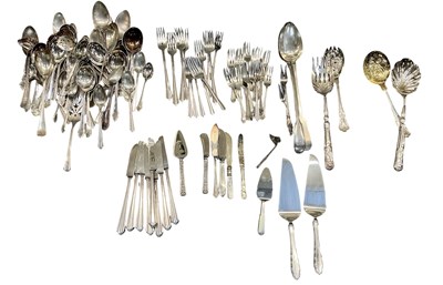 Lot 1087 - A large quantity of assorted silver plated...