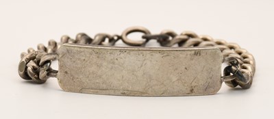 Lot 1559 - An Elizabeth II hallmarked silver flat Cuban...
