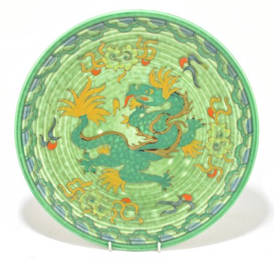 Lot 364 - CHARLOTTE RHEAD FOR CROWN DUCAL; a circular ceramic charger