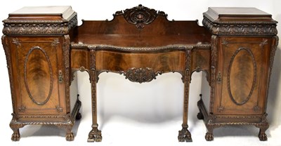 Lot 35 - An Irish late 19th century mahogany...