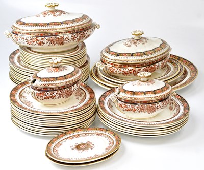 Lot 156 - WEDGWOOD; a Mandalay part dinner service in...