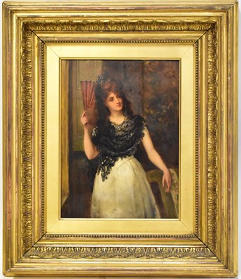 Lot 484 - WILLIAM OLIVER (1823-1901); oil on panel,...