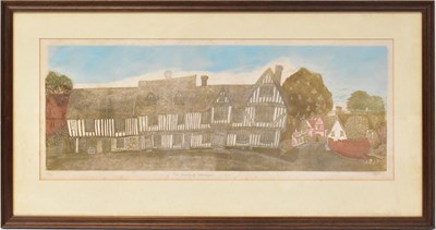 Lot 564 - ROSEMARY MYERS; a limited edition linocut...