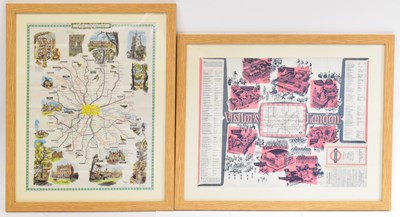 Lot 578 - B. G. LEWIS; two vintage transport fold-out...
