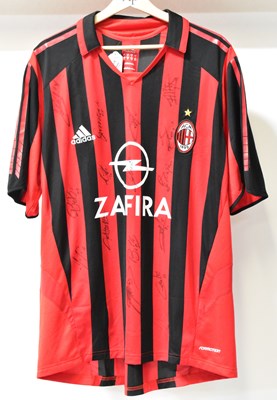 Lot 652 - AC MILAN; a 2005/6 home shirt featuring...