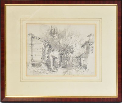Lot 550 - TURTMANN (19th century); pencil sketch, study...