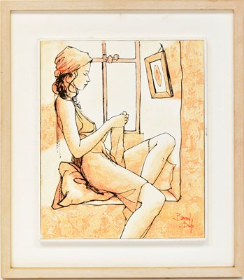 Lot 543 - BERNARD DUFOUR (1922-2016); acrylic on canvas,...