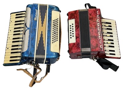 Lot 549 - Two Italian piano accordions including a Manus...