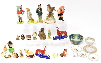 Lot 104 - BESWICK; six Beswick figures comprising the...
