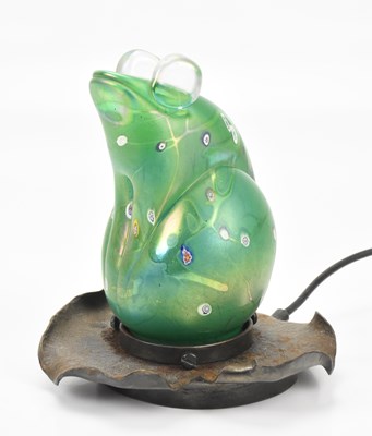 Lot 193 - JOHN DITCHFIELD FOR GLASFORM; a green glass...