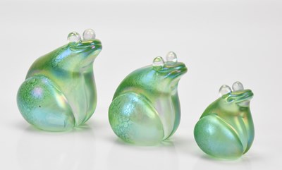 Lot 180 - JOHN DITCHFIELD FOR GLASFORM; a graduated set...