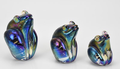 Lot 181 - JOHN DITCHFIELD FOR GLASFORM; a graduated set...