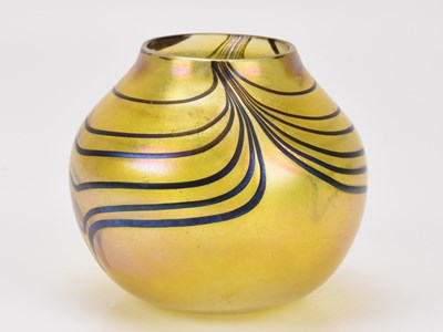 Lot 240 - JOHN DITCHFIELD FOR GLASFORM; an iridescent...
