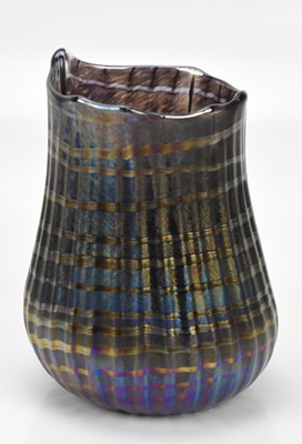 Lot 243 - JOHN DITCHFIELD FOR GLASFORM; an iridescent...