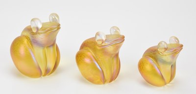 Lot 182 - JOHN DITCHFIELD FOR GLASFORM; a graduated set...