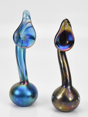 Lot 223 - JOHN DITCHFIELD FOR GLASFORM; two iridescent...