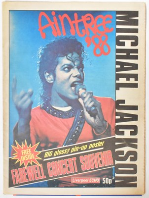 Lot 318 - A Liverpool Echo Michael Jackson Farewell...