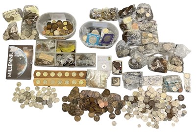 Lot 1754 - A large quantity of assorted all world coins,...