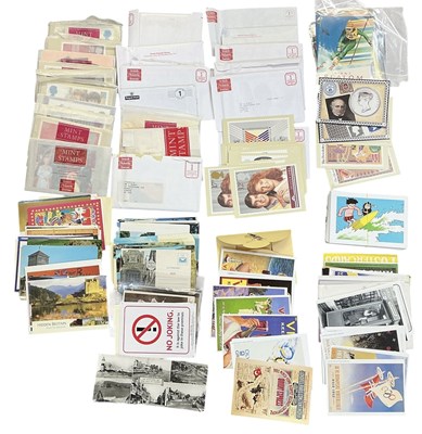 Lot 639 - A small collection of assorted mint stamps, in...
