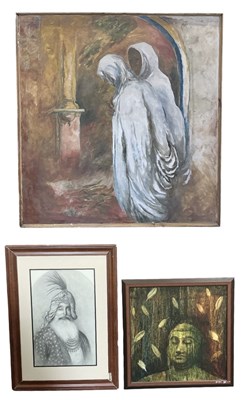 Lot 369 - PHILIP D’MELLO (born 1950); oil on canvas,...
