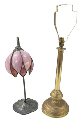 Lot 192 - A reproduction bronzed metal Art Nouveau style...