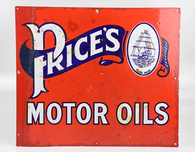 Lot 123 - PRICE'S MOTOR OILS; an original pictorial...