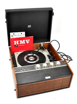 Lot 636 - HMV; a 1970s record player, model no. 2042.