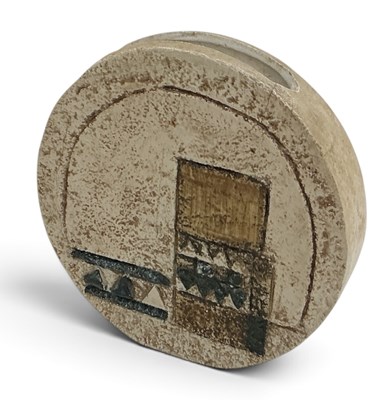 Lot 739 - ANNETTE WALTERS FOR TROIKA POTTERY; a small...