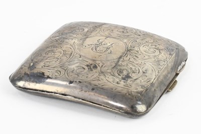 Lot 1235 - A George V hallmarked silver breast pocket...