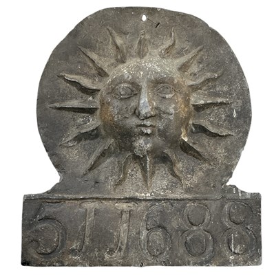 Lot 412 - A 19th century lead Sun Fire Office assurance...