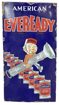 Lot 402 - A vintage 'American Eveready' rectangular...