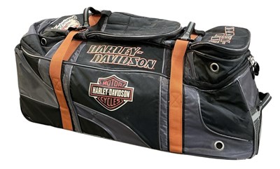 Lot 483 - A Harley-Davidson motorcycle wheeled bag,...