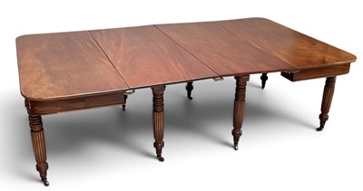 Lot 88 - A Regency mahogany extending dining table,...